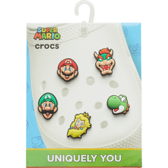 Women|Men|Kids|Jibbitz™ Charms Super Mario™ 5-Pack Jibbitz Shoe Charm | Crocs Online