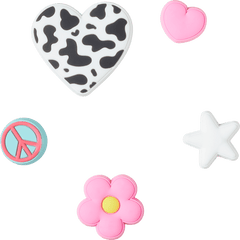 Women|Men|Jibbitz™ Charms Girly Icon 5 Pack Jibbitz™ charms | Crocs On sale