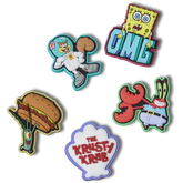 Women|Men|Kids|Jibbitz™ Charms SpongeBob 5 Pack Jibbitz™ charms | Crocs Outlet