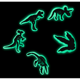 Women|Men|Jibbitz™ Charms Glow In The Dark Dino 5 Pack Jibbitz Shoe Charm | Crocs On sale
