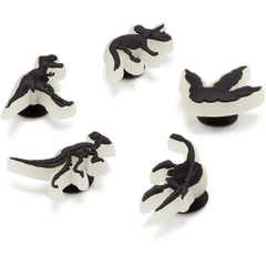 Women|Men|Jibbitz™ Charms Glow In The Dark Dino 5 Pack Jibbitz Shoe Charm | Crocs On sale
