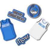 Women|Men|Jibbitz™ Charms NBA Dallas Mavericks 5 Pack Jibbitz™ charms | Crocs Online
