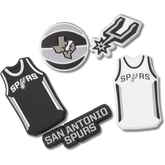 Women|Men|Jibbitz™ Charms NBA San Antonio Spurs 5 Pack Jibbitz™ charms | Crocs Discount