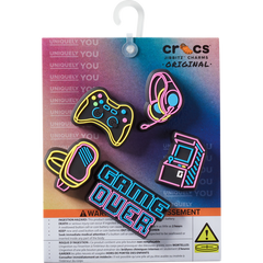 Women|Men|Jibbitz™ Charms Lights Up Neon Gamer 5 Pack Jibbitz™ charms | Crocs