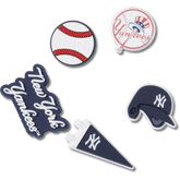 Women|Men|Kids|Jibbitz™ Charms MLB New York Yankees 5 Pack Jibbitz™ charms | Crocs us