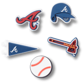 Women|Men|Jibbitz™ Charms MLB Atlanta Braves 5 Pack Jibbitz™ charms | Crocs Discount