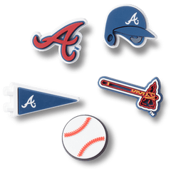 Women|Men|Jibbitz™ Charms MLB Atlanta Braves 5 Pack Jibbitz™ charms | Crocs Discount