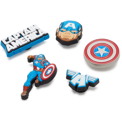 Women|Men|Kids|Jibbitz™ Charms Captain America 5 Pack Jibbitz™ charms | Crocs For sale