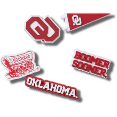 Women|Men|Kids|Jibbitz™ Charms Univ of Oklahoma 5 Pack Jibbitz™ charms | Crocs For sale