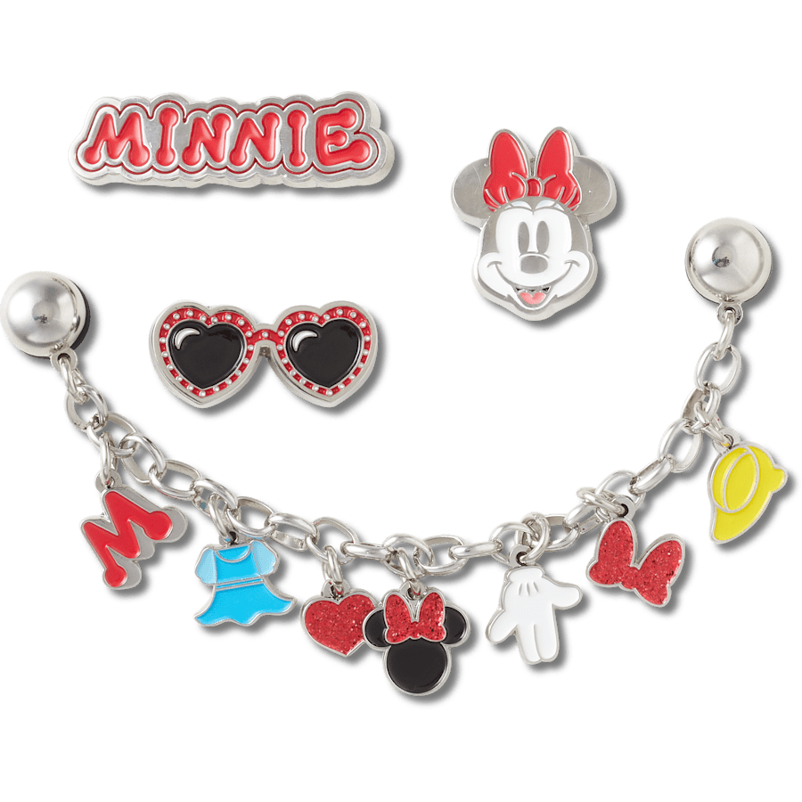 Women|Men|Kids|Jibbitz™ Charms Minnie Mouse 5 Pack Jibbitz™ charms | Crocs
