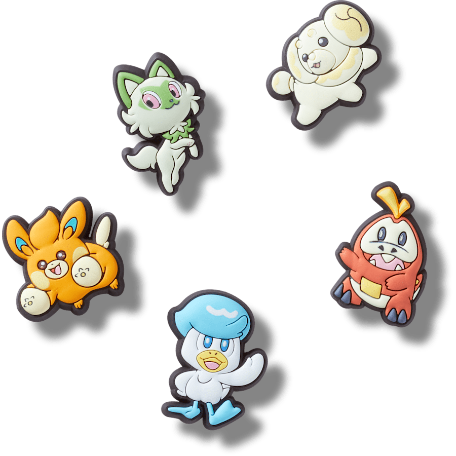 Women|Men|Kids|Jibbitz™ Charms Pokemon Paldea 5 Pack Jibbitz™ charms | Crocs Near me