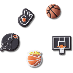 Women|Men|Jibbitz™ Charms Basketball Team 5 Pack Jibbitz™ charms | Crocs Sale