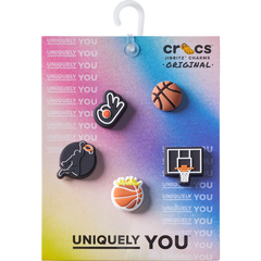 Women|Men|Jibbitz™ Charms Basketball Team 5 Pack Jibbitz™ charms | Crocs Sale