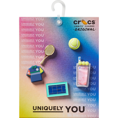 Women|Men|Jibbitz™ Charms Day at The Tennis Court 5 Pack Jibbitz™ charms | Crocs On sale
