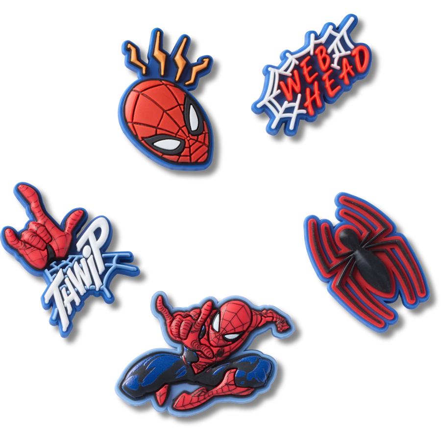 Women|Men|Kids|Jibbitz™ Charms Spiderman 5 Pack Jibbitz™ charms | Crocs Outlet