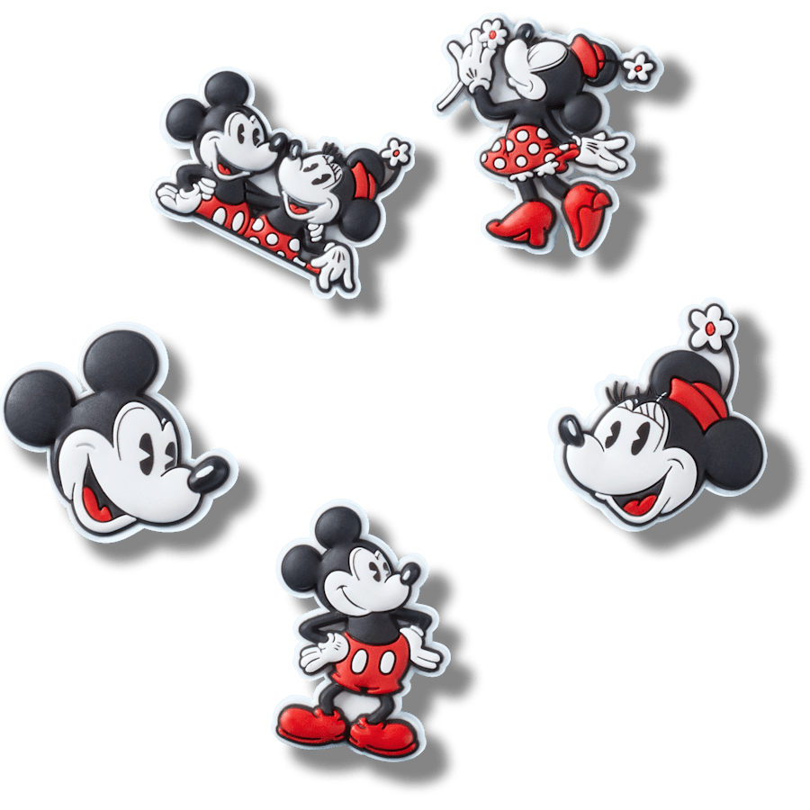 Women|Men|Kids|Jibbitz™ Charms Mickey and Minnie PVC 5 Pack Jibbitz™ charms | Crocs For sale