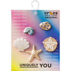 Women|Men|Jibbitz™ Charms Gold Seashell 5 Pack Jibbitz™ charms | Crocs us
