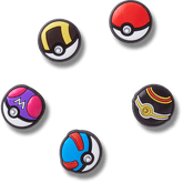 Women|Men|Kids|Jibbitz™ Charms Poke Ball 5 Pack Jibbitz™ charms | Crocs us