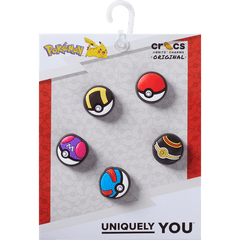 Women|Men|Kids|Jibbitz™ Charms Poke Ball 5 Pack Jibbitz™ charms | Crocs us