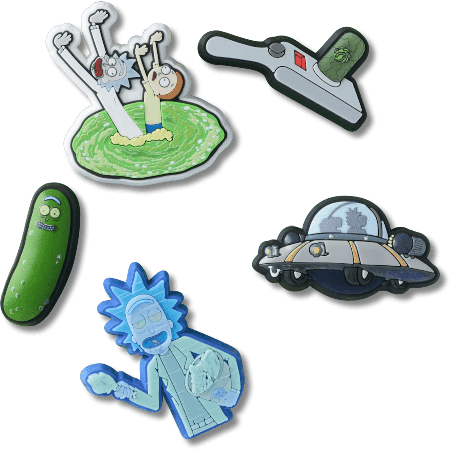 Women|Men|Jibbitz™ Charms Rick and Morty 5 Pack Jibbitz™ charms | Crocs Online