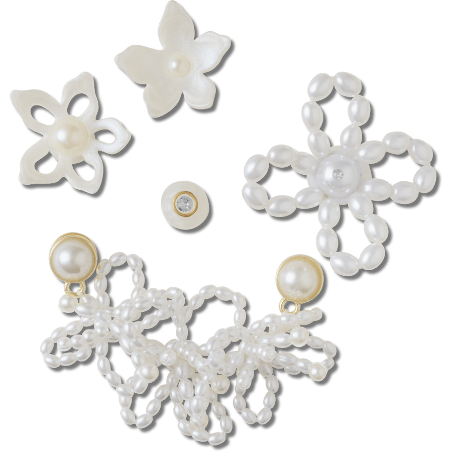 Women|Men|Jibbitz™ Charms White Pearl Beaded 5 Pack Jibbitz™ charms | Crocs Discount