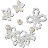 Women|Men|Jibbitz™ Charms White Pearl Beaded 5 Pack Jibbitz™ charms | Crocs Discount