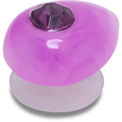 Women|Men|Jibbitz™ Charms Amethyst February Birthstone Collection Jibbitz™ charms | Crocs On sale