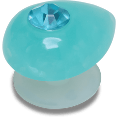 Women|Men|Jibbitz™ Charms Aquamarine March Birthstone Collection Jibbitz™ charms | Crocs us