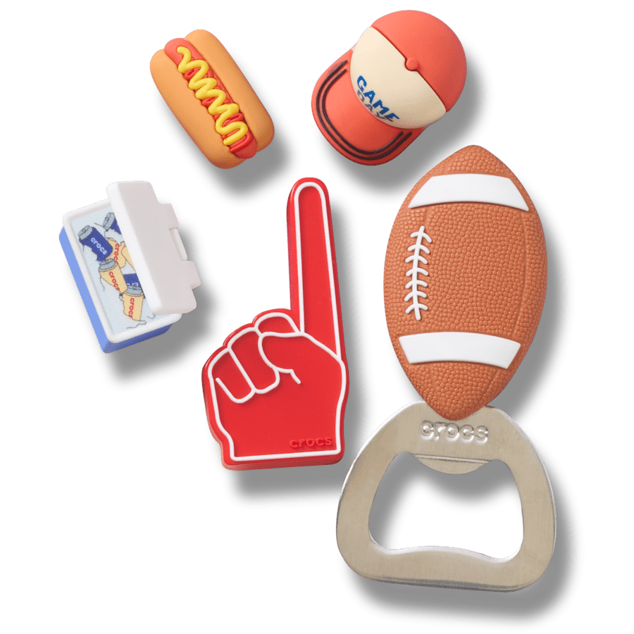 Women|Men|Jibbitz™ Charms Tailgate 5 Pack Jibbitz™ charms | Crocs Near me