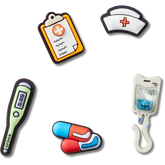 Women|Men|Jibbitz™ Charms|Crocs at Work™ Healthcare 5 Pack Jibbitz™ charms | Crocs On sale