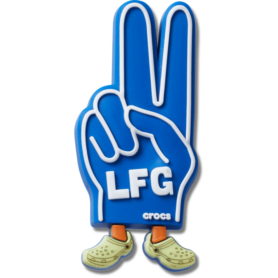 Women|Men|Jibbitz™ Charms LFG Foam Peace Sign Jibbitz™ charms | Crocs Outlet
