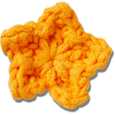 Women|Men|Jibbitz™ Charms Crafted Crochet Orange Star Jibbitz™ charms | Crocs Outlet