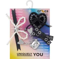 Women|Men|Jibbitz™ Charms Indie Luxe Silver 5 Pack Jibbitz™ charms | Crocs Outlet