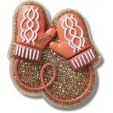 Women|Men Glitter Pink Mittens Jibbitz™ charms | Crocs On sale
