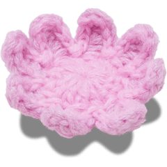 Women|Men Crochet Light Pink Flower Jibbitz™ charms | Crocs Discount