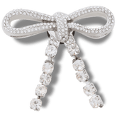 Women|Men|Jibbitz™ Charms Silver Gem Bow Jibbitz™ charms | Crocs Online