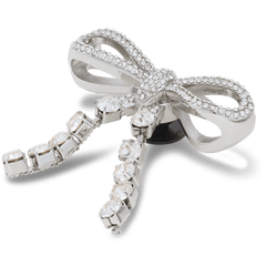 Women|Men|Jibbitz™ Charms Silver Gem Bow Jibbitz™ charms | Crocs Online