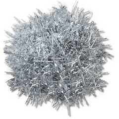 Women|Men|Jibbitz™ Charms Silver Tinsel Pom Jibbitz™ charms | Crocs