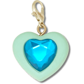 Women|Men|Kids|Jibbitz™ Charms Blue Heart Sim Gem Charm Jibbitz Shoe Charm | Crocs Sale