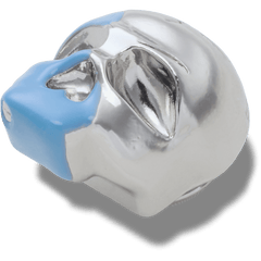 Women|Men Silver and Blue Enamel Skull Jibbitz™ charms | Crocs Outlet