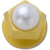 Women|Men|Jibbitz™ Charms Gold Pentagon Pearl Jibbitz™ charms | Crocs Sale