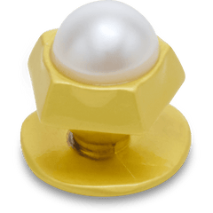 Women|Men|Jibbitz™ Charms Gold Pentagon Pearl Jibbitz™ charms | Crocs Sale