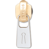 Women|Men Gold and Silver Zipper Jibbitz™ charms | Crocs Discount