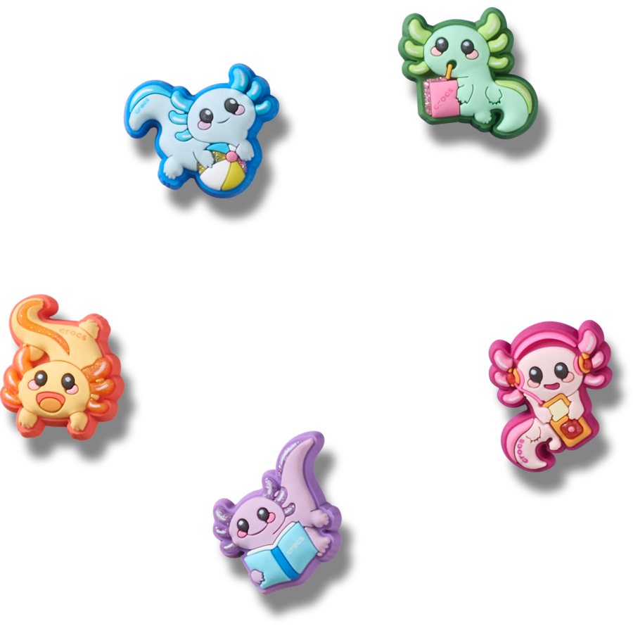Women|Men|Jibbitz™ Charms Tiny Axolotls 5 Pack Jibbitz™ charms | Crocs Discount