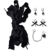 Women|Kids|Jibbitz™ Charms Laces and Dainty Bow Charm Kit Jibbitz Shoe Charm | Crocs Online