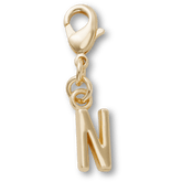 Women|Men|Kids|Jibbitz™ Charms Gold Letter N Charm Jibbitz™ charms | Crocs