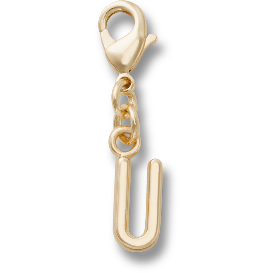 Women|Men|Kids|Jibbitz™ Charms Gold Letter U Charm Jibbitz™ charms | Crocs Online