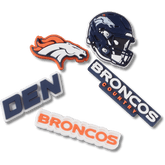 Women|Men|Jibbitz™ Charms NFL Denver Broncos 5 Pack Jibbitz Shoe Charm | Crocs For sale