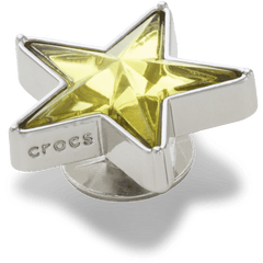 Women|Men|Jibbitz™ Charms Silver and Green SMT Gem Star Jibbitz™ charms | Crocs Sale