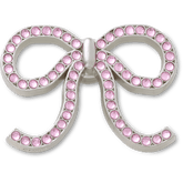 Women|Men|Jibbitz™ Charms Pink Glittery Bow Jibbitz™ charms | Crocs Online